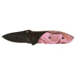 Sarge Hi-Vis Pink Camo Compact Tactical Folder Knife