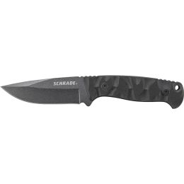 Schrade SCHF59 Fixed 3.875 in Black Blade G-10 Handle