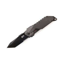 SW MP Assisted 3.625 in Black Combo Blade Gray Aluminum