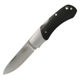 Fallkniven FH9 Folder 2.6in Satin Blade Black Micarta Handle